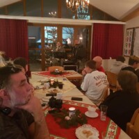 Live-Auftritt von Wir-Zwa beim Weihnachtsfest der Pfarre Sooß.